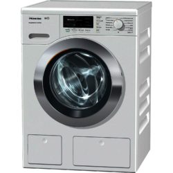 Miele WKH120WPS A+++ 8kg 1600 Spin Washing Machine in White with Chrome Door